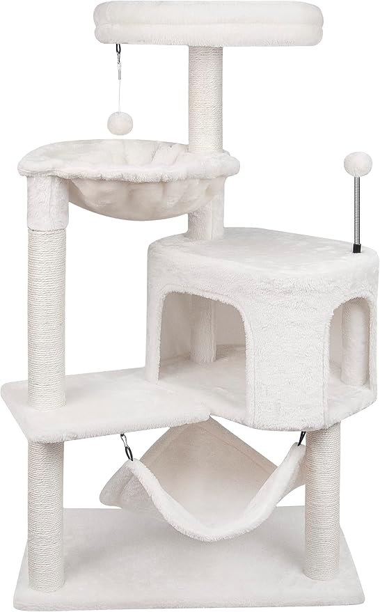Luxury Cat Tree with Condo Hammock