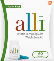 Diet Weight Loss Supplement Pills, Orlistat 60Mg Capsules Starter Pack, Non Prescription Weight Loss Aid, 60 Count(Pack of 1)